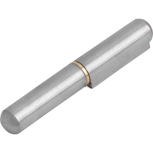 Hinge Weldable Form:A 22X135, D=18, L=135, Steel, Comp:Steel